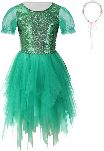 Pink Flower Girls Sequin Mesh Tutu Prom Dress for Wedding Pageant Easter Birthday Christmas Tea Party Tulle Sparkly Dresse in Saudi Arabia