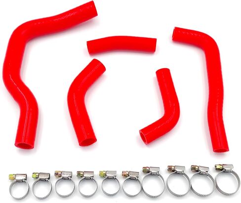 لعام 2005-2008 هوندا CRF450R مجموعة خرطوم الرادياتير السيليكون مع المشابك خراطيم أنبوب تبريد التبريد 2005 2007 2007 2008 in Saudi Arabia