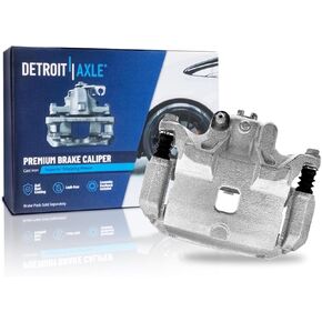 Detroit Axle - Front Right Brake Caliper for 2007-2019 Nissan Sentra Passenger Side Disc Brake Caliper with Bracket 2008 2009 2010 2011 2012 2013 2014 2015 2016 2017 2018 Replacement in Kuwait