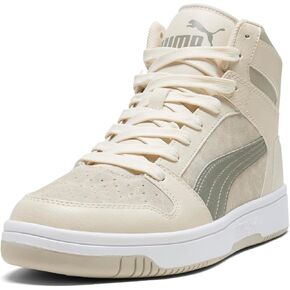 PUMA Men's Rebound Layup Mid Shoes Sneaker, Navy-White, 11.5 in Saudi Arabia