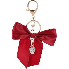 Bow keychain ripbon keychain Charm Bowknot keyring bowknot keychains bow bas charm charm decorative rases for women in Kuwait