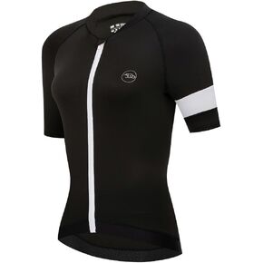 Women's Cycling Jersey Short Sleeve Bike Shirts Breathable Bicycle Clothing Quick Dry Biking Jerseys with 3 Pockets in Kuwait