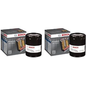 BOSCH 3324 Premium Oil Filter with FILTECH Filtration Technology - Compatible with Select Buick Lacrosse, Regal; Chevrolet Equinox, HHR, Impala, Malibu; GMC Terrain; Pontiac G6; Saab; Saturn + More in Kuwait
