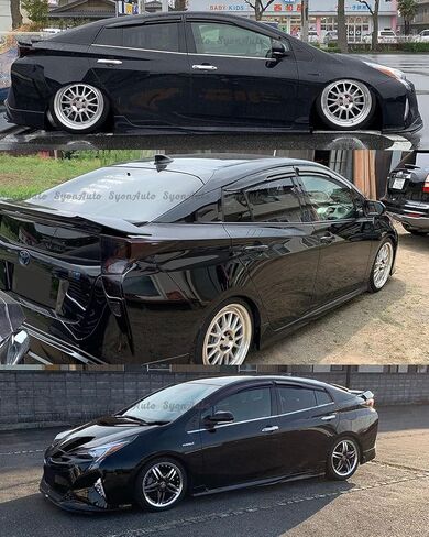 يناسب 2016-2021 Toyota Prius JDM 3D Mugen Style Window Difflector Deflector in Saudi Arabia