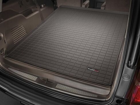 WeatherTech Cargo Trunk Liner for Suburban, Yukon XL, Escalade ESV - Behind 2nd Row (40677) Black in Saudi Arabia