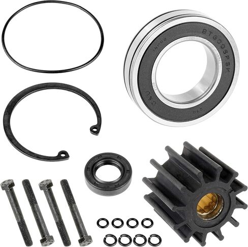 Caltric 3812519 21212799 Water Pump Kit Compatible with Volvo Penta 4.3L 5.0L 5.7L V8 V6 Gl Gxi Gi in Saudi Arabia