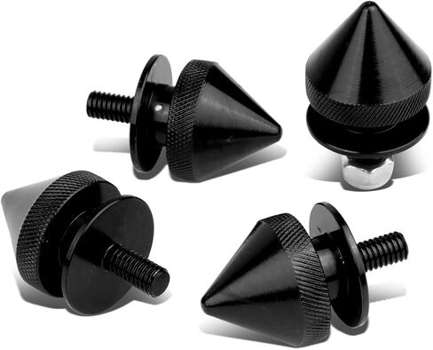 Auto Dynasty Anodized Aluminum Front Left/Right Spike Style Bumper Trunk Quick Release Fastener Kit - Pack of 4 (Pink) in Saudi Arabia