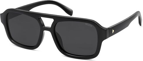 Sojos Retro Aviator نظارات شمسية للنساء الرجال المستقطب مربعات مربع مستوحاة من الظلال 80s 90s Sun Glasses SJ2342 in Kuwait