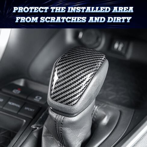 X Xotic Tech Inner Gear Shift Cover Cover Trim ، Redy Red ، متوافق مع Toyota RAV4 2019 2020 2021 2022 2023 2024 2025 in Kuwait
