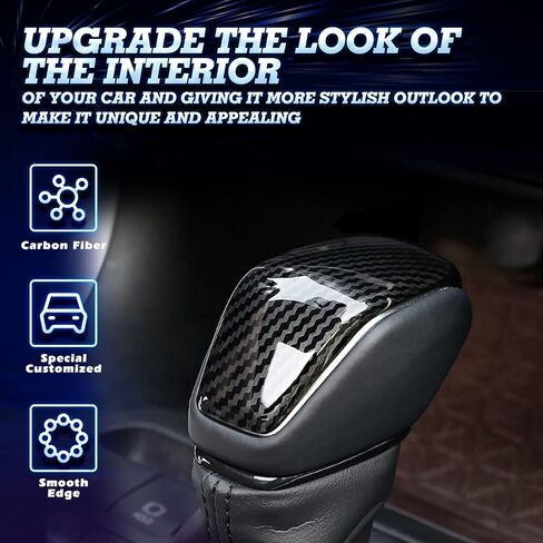 X Xotic Tech Inner Gear Shift Cover Cover Trim ، Redy Red ، متوافق مع Toyota RAV4 2019 2020 2021 2022 2023 2024 2025 in Kuwait