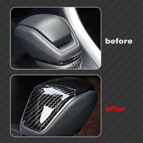 X Xotic Tech Inner Gear Shift Cover Cover Trim ، Redy Red ، متوافق مع Toyota RAV4 2019 2020 2021 2022 2023 2024 2025 in Kuwait