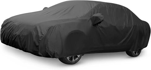 Car Cover Waterproof All Weather for Car, Full Car Cover Rain Sun Protection Universal Fit for Sedan 178''-185'' Replacement in Saudi Arabia
