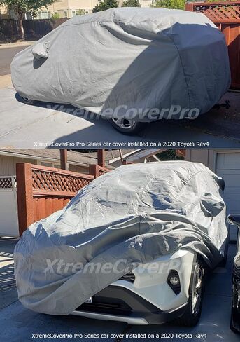 Car Cover fits 2018 2019 2020 2021 2022 2023 2024 2025 Toyota RAV4 XTREMECOVERPRO Diamond Series Black with Cable and Lock kit in Saudi Arabia