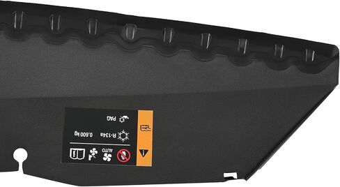 KUAFU Radiator Support Cover Compatible with 2016-2019 Chevy Chevrolet Cruze Replacement for 39026959 GM1224157 Radiator Core Support-Sight Shield Splash Panel Plastic Black in Saudi Arabia