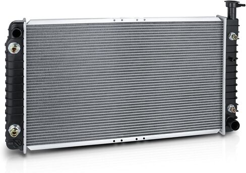 M-AUTO Aluminum Factory Style Radiator Replacement for 96 97 98 99 00 01 02 Chevrolet GMC Express Savana 1500 2500 3500 4.3L 5.0L 5.7L 1-5/16" Inlet, 1-9/16" Outlet DPI 2042 in Saudi Arabia