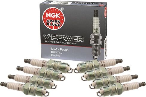 NGK Set of 8 Nickel VPower Spark Plugs For Buick Cadillac Chevy Ford GMC Pontiac in Saudi Arabia