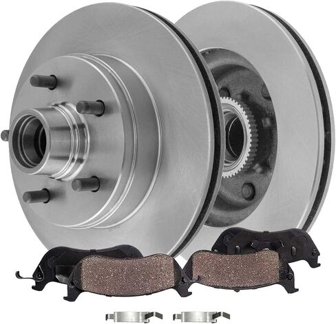 Detroit Axle - RWD Front Brake Kit for 1990-2002 Chevrolet Astro Astro GMC Safari Discist Brake Rotors Ceramic Brake Pads 1991 1992 1993 1994 1995 1996 1997 1998 1999 2000 2001 placen in Saudi Arabia