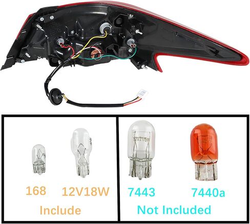 بديل لمجموعة Munirater Outer Light Light For Altima 2016-2018 جانب سائق مصباح الفرامل الخلفي in Saudi Arabia