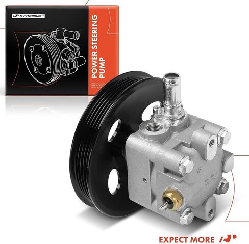 مضخة توجيه الطاقة A-Premium ، مع بكرة ، متوافقة مع Chrysler Sebring 2001-2005 & Mitsubishi Eclipse 2002-2005 ، Galant 2001-2003 & Dodge Stratus 2001-2005 ، 2.4L ، استبدل# MR512729 in Saudi Arabia