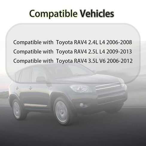مستشعر سرعة عجلة ABS متوافق مع Toyota RAV4 2.4L L4 2006-2013 ، Toyota RAV4 3.5L V6 2006-2012 استبدال 89542-42050 ، 89545-42040 ، 89546-42040 ، 89543-42050 ، 89542-42050 4PCS in Kuwait