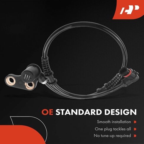 A-Premium Front Right ABS Wheel Speed Sensor Compatible with Mercedes-Benz Models - C220 1996-1997, C230 1996-1999, C280 1996-1999, C36 AMG 1996-1997, C43 AMG/CLK320 1998-1999, SLK230 1998-2000 in Saudi Arabia