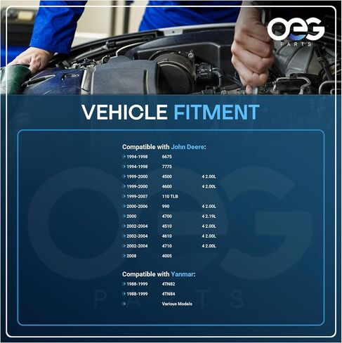 OEG Parts New Starter Compatible with John Deere Tractor Loader 4500 4510 4600 4610 4700 1280007301, 2280007111, AM877284, AM879743, MIA10300, TY25234, TY25235, 12942977010, SND0399, 41052151 in Saudi Arabia