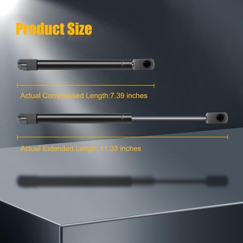 Lift Supports Struts Shocks, Trunk Lift Supports Fit for Chrysler 300 2011-2017 for Dodge Stratus 2001-2006 for Dodge Charger 2006-2017 4064,Without Spoiler on Trunk,Pack of 2 in Saudi Arabia