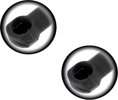 Lift Supports Depot Qty (2) 10mm Nylon End Lift Supports 9.25 Inch Extended x 34lbs Shocks Struts in Saudi Arabia