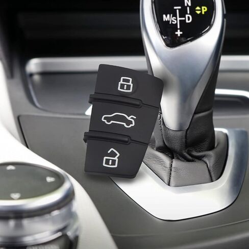 uxcell Car Key Remote Control 3 Button Rubber Pad Cover for Audi A4 A6 Q5 Q7 in Saudi Arabia