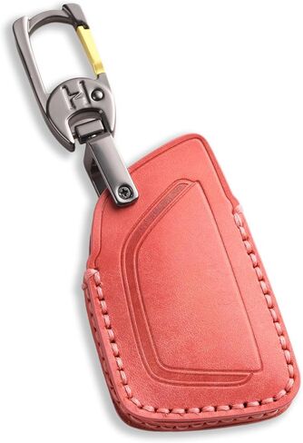 Premium Leather 5-Button Key Fob Cover for Honda Prologue 2024, for Acura ZDX 2024 2025 Remote Key Fob Case Protector Holder Accessories (Pink) in Saudi Arabia