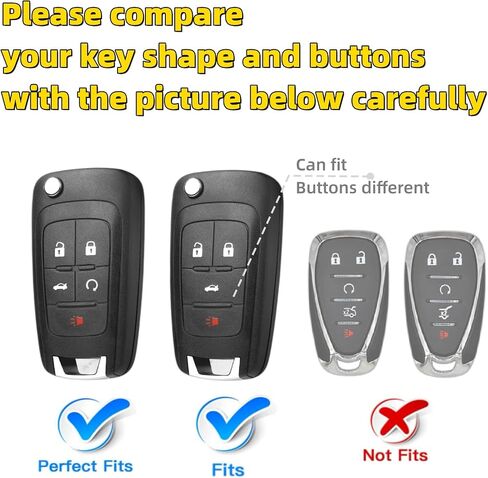 Key Case Chain Fashion Bracelet Key Holder for Chevrolet Chevy Equinox Camaro Cruze Malibu Sonic Volt Spark Buick Encore GMC in Saudi Arabia