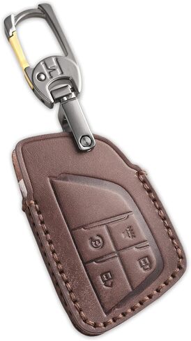 Premium Leather 5-Button Key Fob Cover for Honda Prologue 2024, for Acura ZDX 2024 2025 Remote Key Fob Case Protector Holder Accessories (Pink) in Saudi Arabia