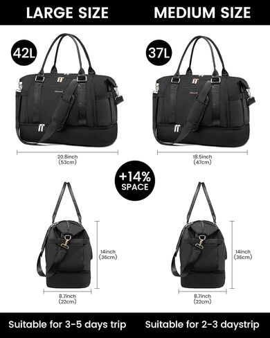 Gym Bag for Women LOVEVOOK Travel Duffel Bag with USB Charging Port,Weekender Bags for Women with Shoe Compartment,Carry on Overnight Bag with Toiletry Bag,Hospital Bags for Labor and Deliver in Saudi Arabia