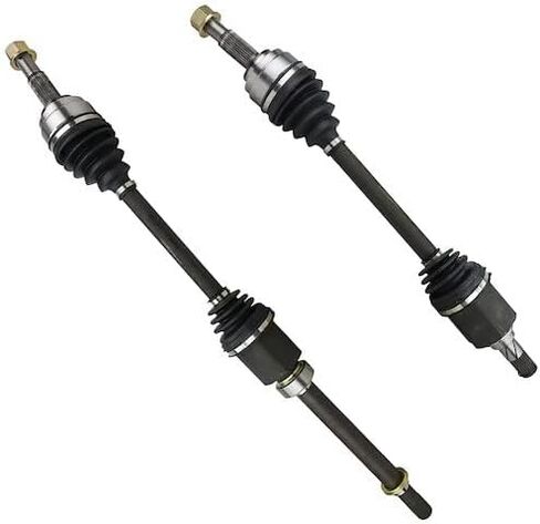 Front CV Axle Shaft - Set of 2 - Compatible with 2007-2012 Nissan Sentra 2.0L 4-Cylinder with Automatic CVT Transmission in Saudi Arabia