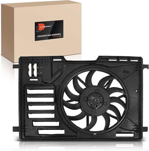 A-Premium Engine Radiator Cooling Fan Assembly with Brushless Motor Compatible with Select Ford Models - Escape 2017 2018 2019, 2.5L - Replace# GV6Z8C607A in Saudi Arabia
