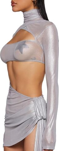 Dolls Kill Dreamland Dancer Bodycon Dress - Sheer Mesh Cut-Out Festival Dress in Saudi Arabia