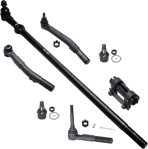 Detroit Axle-4WD Front 7PC KIT FOR 2005-2016 FORD F-250 F-350 Super Duty Lower Ball NOWN LINK RING OUTER TIE RODS 2006 2007 2008 2008 2010 2013 2014 2014 Replace in Saudi Arabia