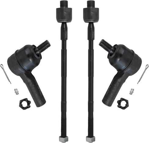Detroit Axle - Front 12pc Suspension Kit for 1997-2003 Infiniti QX4, 1996-2004 Nissan Pathfinder, Tie Rods Lower Ball Joints Boots Front and Rear Sway Bars 1998 1999 2000 2001 2002 Replacement in Saudi Arabia