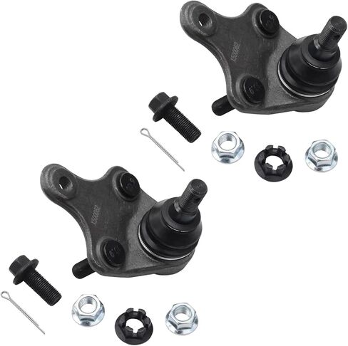 Detroit Axle - Front 10pc Suspension Kit for 2006-2018 Toyota RAV4, 4 Tie Rod Ends 2 Lower Ball Joints 2 Sway Bar Links 2 Boots Replacement 2007 2008 2009 2010 2011 2012 2013 2014 2015 2016 2017 in Saudi Arabia