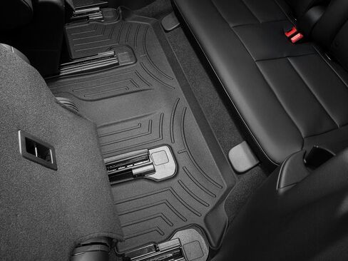 Weathertech مخصص Fitliners Floirlers for Ford Explorer Hybrid ، Explorer ST ، Explorer - 3rd Row (4415755) ، Black in Saudi Arabia