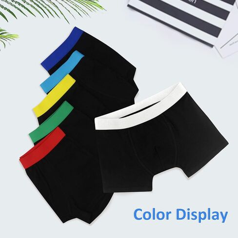 ملخصات Boys Boys Geyuwoz Boys Kids Cotton Cotton Stready Boxer ملخصات داخلية ، Multipacks ، 8-16 سنوات in Kuwait