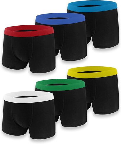 ملخصات Boys Boys Geyuwoz Boys Kids Cotton Cotton Stready Boxer ملخصات داخلية ، Multipacks ، 8-16 سنوات in Kuwait
