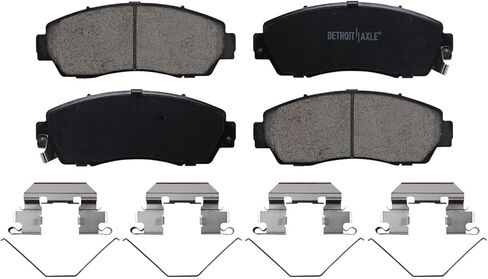 Detroit Axle-مجموعة الفرامل الأمامية لعام 2012-2016 Honda CR-V ، 2012-2015 Crosstour Discor Discor Brake Brake Pads Plads Ceramic Brake in Saudi Arabia