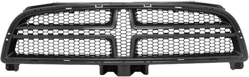 IKON MOTORSPORTS, Front Bumper Cover Compatible With 2011-2014 Dodge Charger, PP SRT8 Style Front Bumper Conversion Kit + Foglight Covers + Upper & Lower Grilles With ACC Adaptive Cruise Control in Saudi Arabia