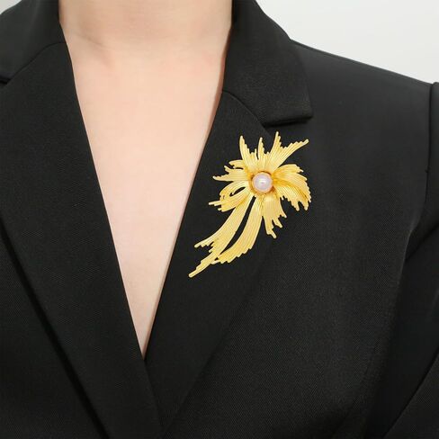 Rhinestone Brooch Crystal Brooches for Women Pin Wedding Fashion Brooches Jewelry Accessories,Women Gift in Kuwait