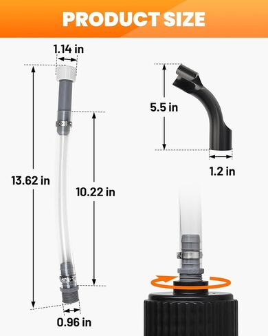 يمكن أن خرطوم غاز VP ، و 1 PCS سباق خرطوم إبريق الوقود مع Bender ، وخراطيم حشو الوقود مناسبة لسباق Jegs بوجود ، و jug jug 3/5/5.5 جالون العلب حاوية رياضة السيارات in Saudi Arabia