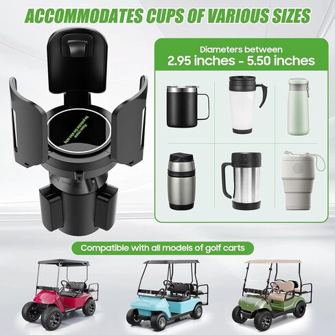 10L0L Golf Cart Heater Propane Cup Holder (NOT Heater Included) for EZGO for Club Car for Yamaha, Replacement Drink Holder Loading for 16.4 oz Portable Propane Heater Camping Gas Cylinder in Saudi Arabia