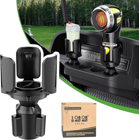 10L0L Golf Cart Heater Propane Cup Holder (NOT Heater Included) for EZGO for Club Car for Yamaha, Replacement Drink Holder Loading for 16.4 oz Portable Propane Heater Camping Gas Cylinder in Saudi Arabia