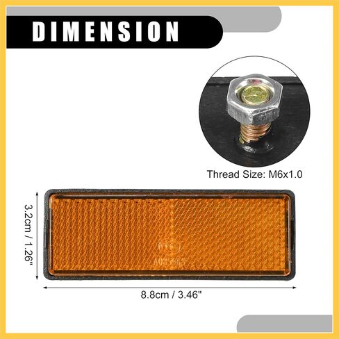 4pcs 3.46 "x1.26" Universal Refferect in Saudi Arabia