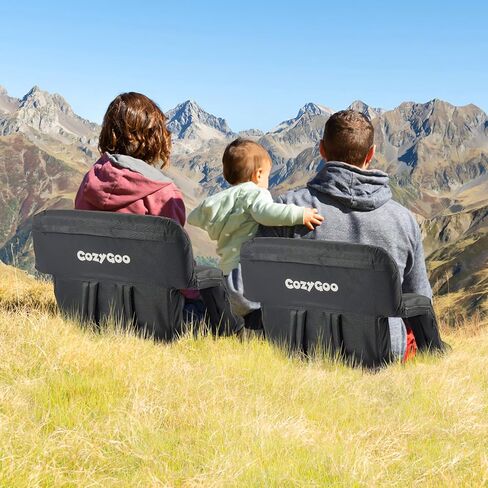 21'' Heated Stadium Seats for Bleachers with Back Support, Folding Stadium Seat Bleacher Chair with 3 Level Heating, 6 Reclining Positions, 5 Pockets, for Outdoor Sports Events, 1PC in Saudi Arabia